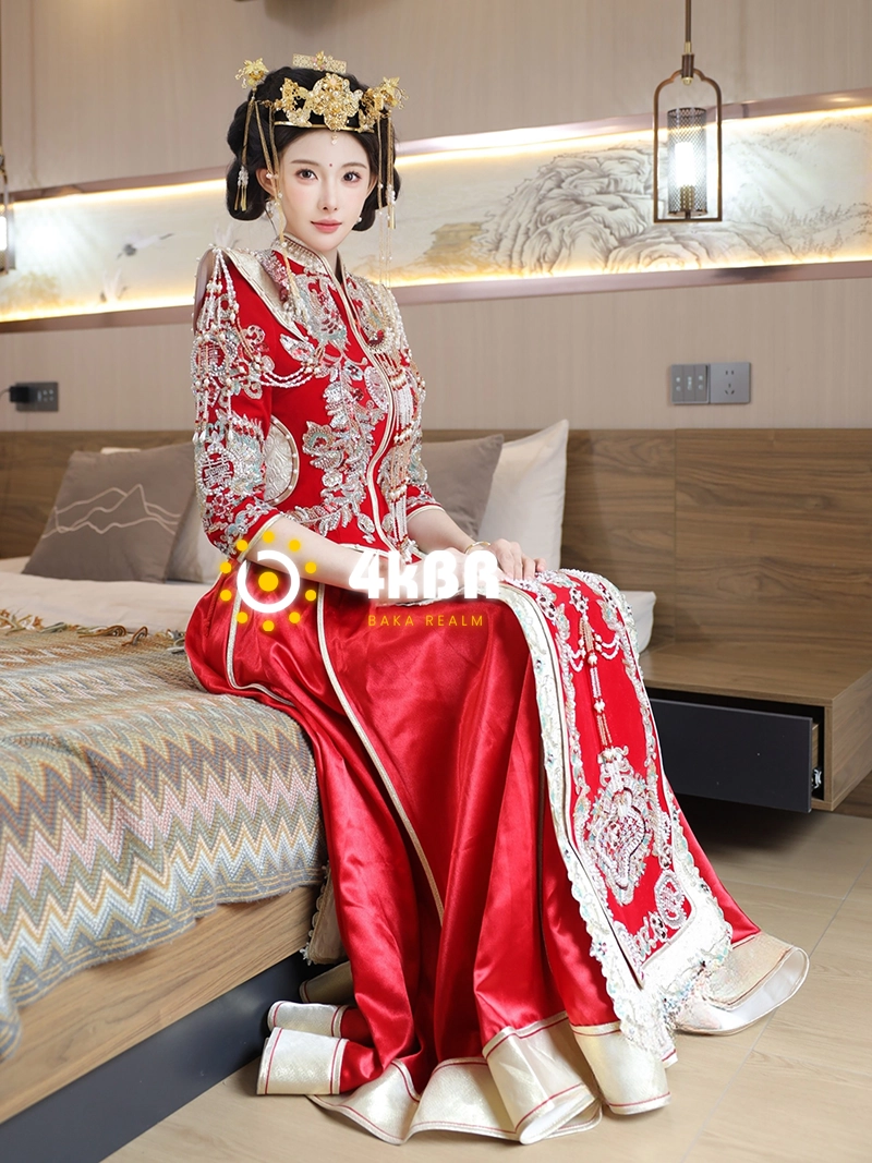 图片[2]-BAKA REALM【原版无水印首发】秀人网 梨霜儿 最新极品新娘子超反差作品【113P+2.3G/百度】-BAKA REALM4Kbr